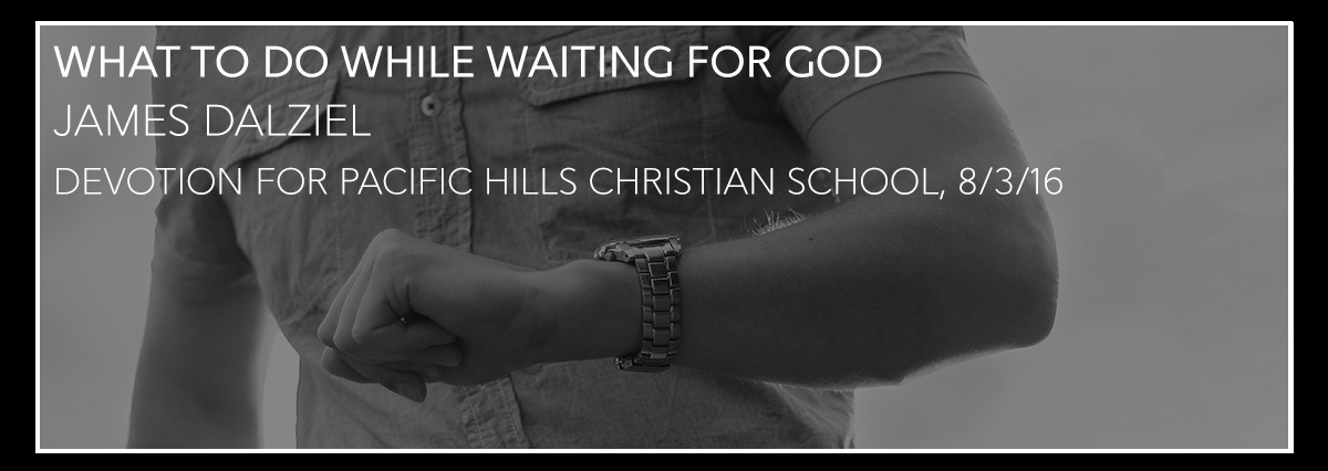 WhatToDoWhileWaitingForGod